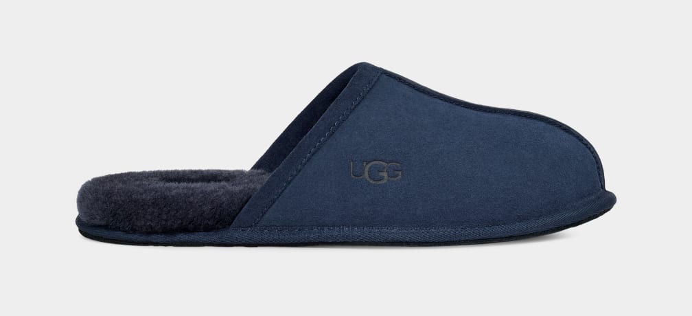 Blue Ugg Scuff Men Slippers | 952031-AIO