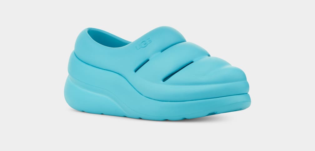 Blue Ugg Sport Yeah Women Clogs | 230897-FKE