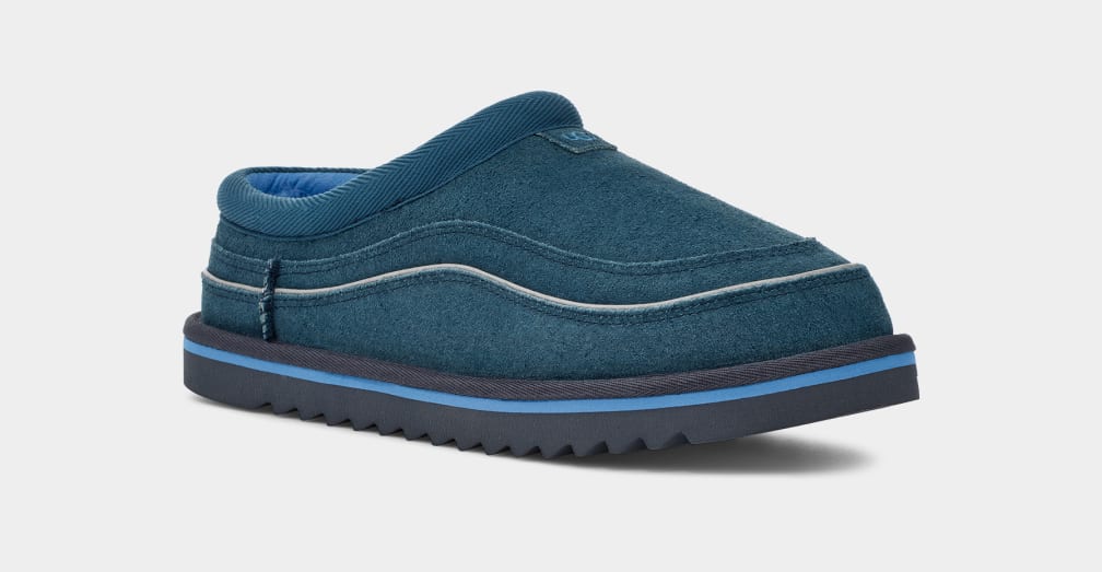 Blue Ugg Tasman Cali Wave Men Moccasins | 841970-JWE