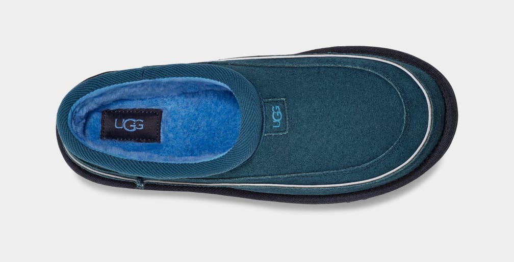 Blue Ugg Tasman Cali Wave Men Moccasins | 841970-JWE