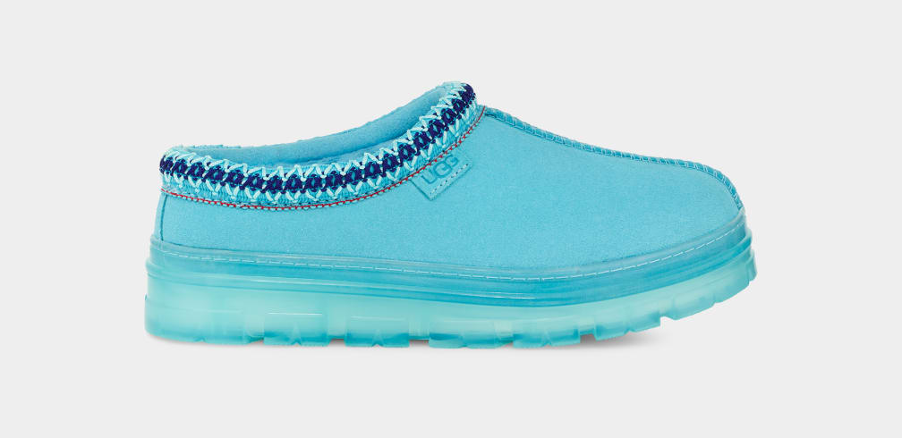 Blue Ugg Tasman Clear Women Moccasins | 853927-KQP