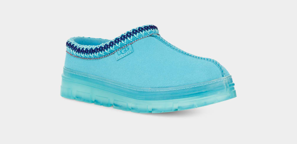 Blue Ugg Tasman Clear Women Slippers | 309871-JIN