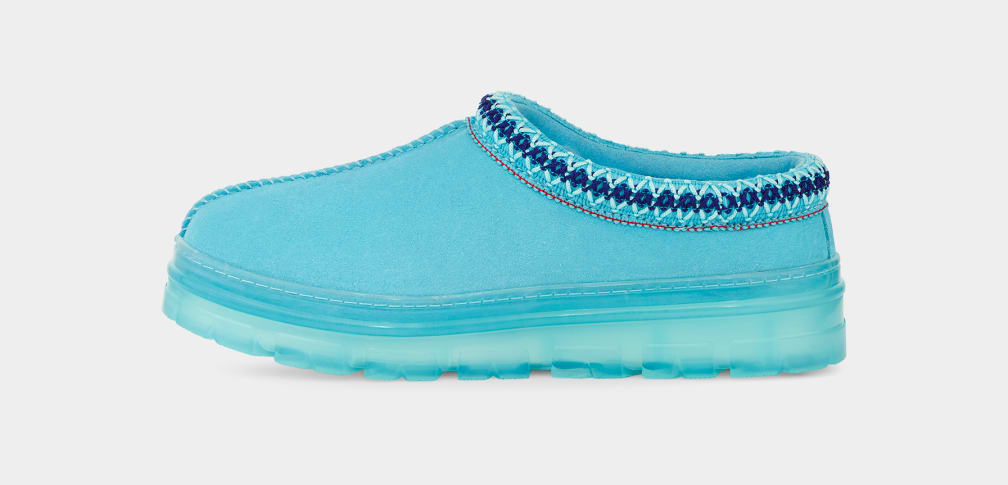 Blue Ugg Tasman Clear Women Slippers | 309871-JIN