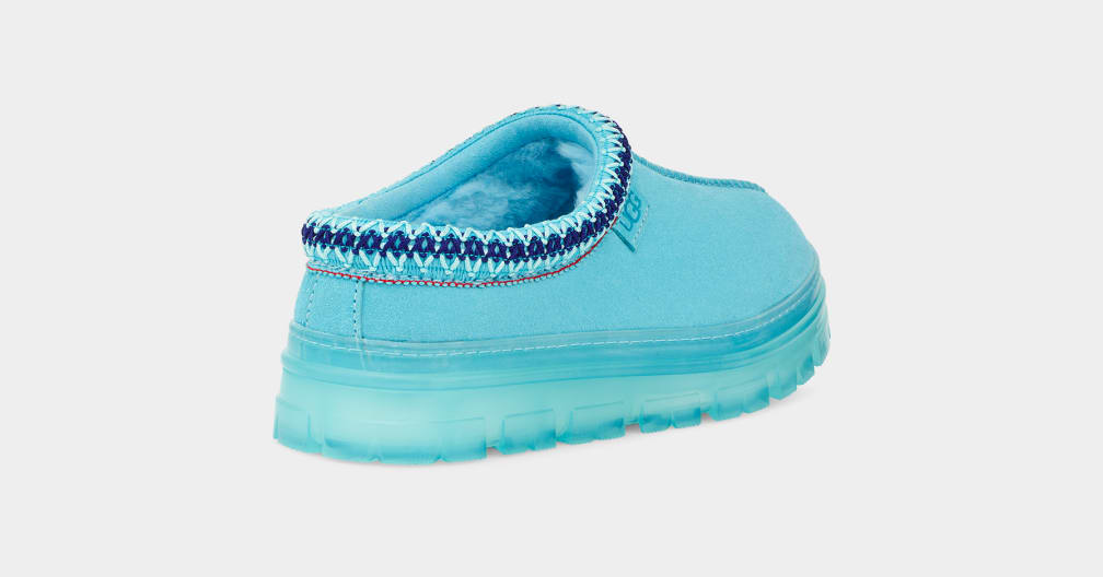 Blue Ugg Tasman Clear Women Slippers | 309871-JIN