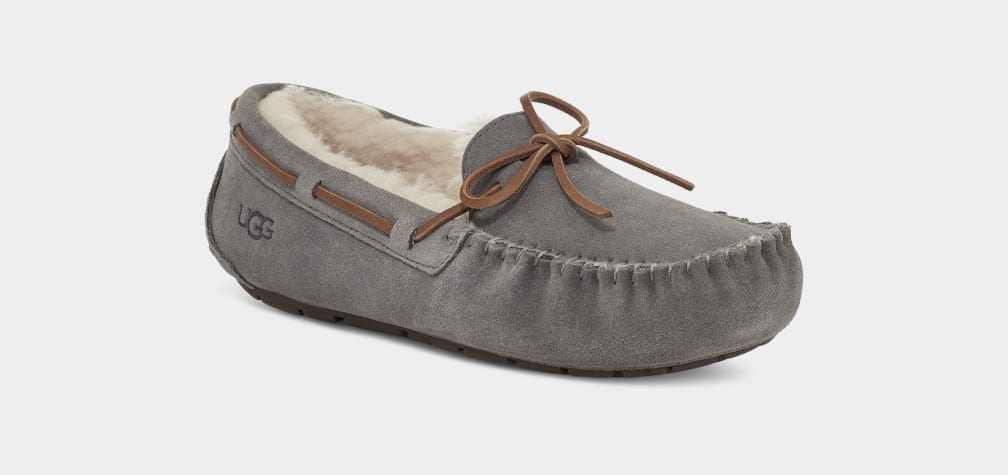 Blue / Grey Ugg Dakota Women Moccasins | 478195-DIL