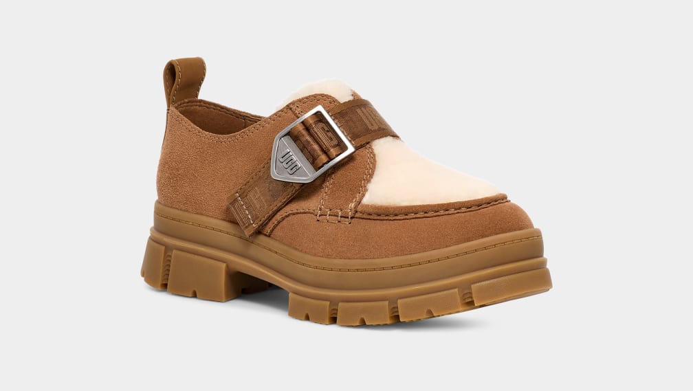 Brown Ugg Ashton Suede Women Clogs | 150294-JVG