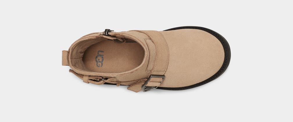 Brown Ugg Ashton Weather Kids' Boots | 247039-NQP