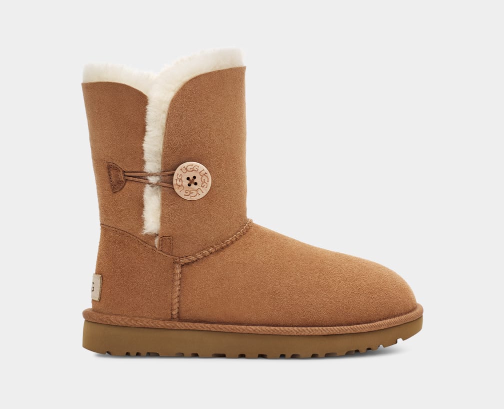 Brown Ugg Bailey Button II Women Boots | 538207-ELX