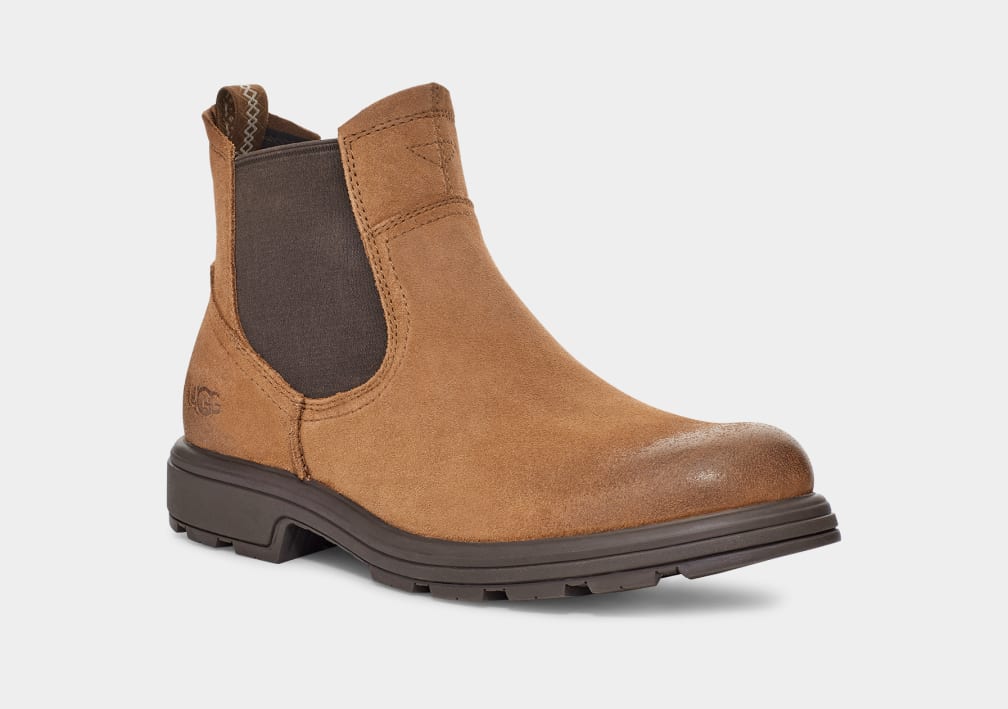 Brown Ugg Biltmore Men Chelsea Boots | 519280-AXV