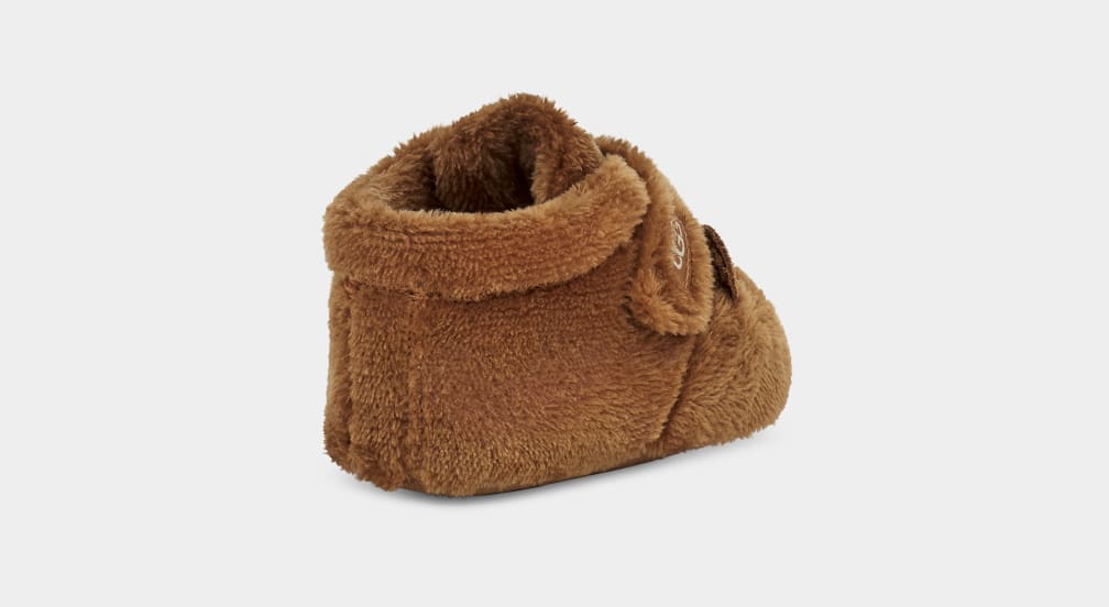 Brown Ugg Bixbee And Lovey Bear Stuffie Kids' Boots | 524398-ANG