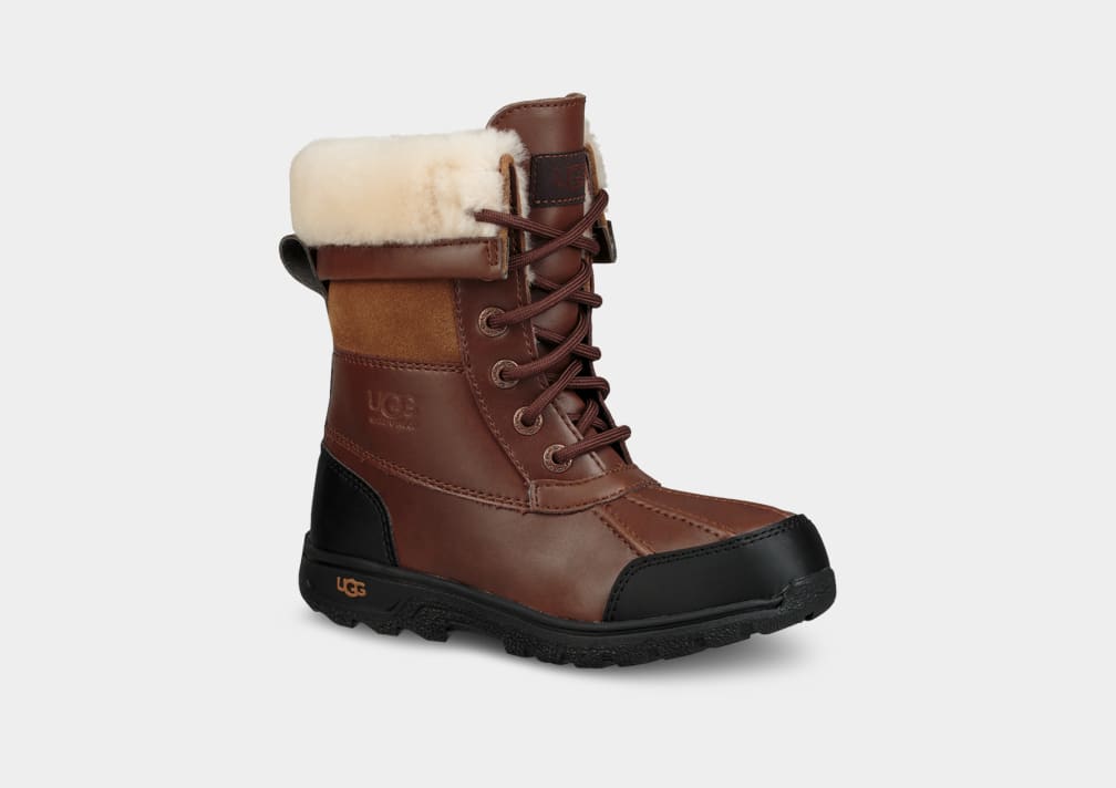 Brown Ugg Butte II CWR Kids' Boots | 210369-ZRK