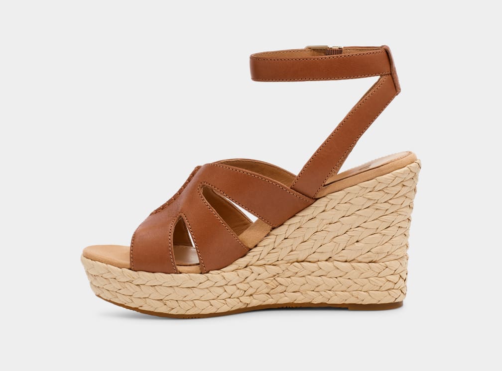 Brown Ugg Careena Women Sandals | 896054-HZO