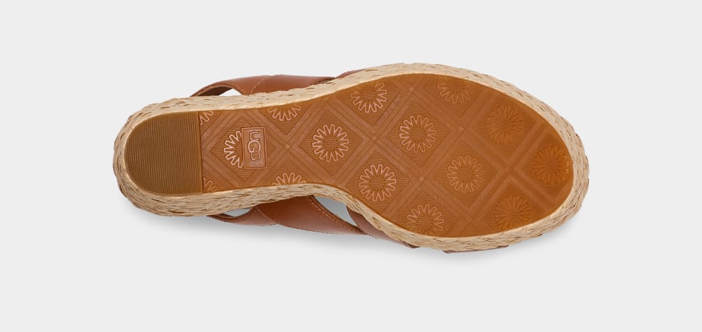 Brown Ugg Careena Women Sandals | 896054-HZO