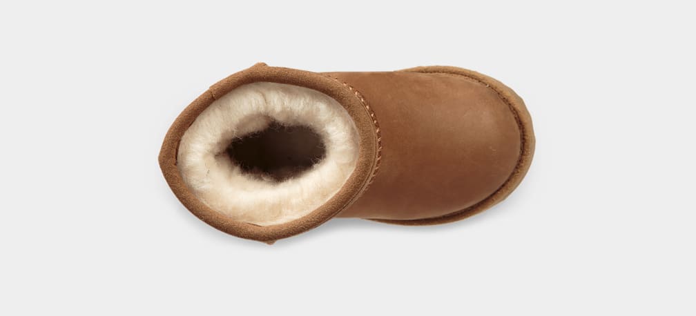 Brown Ugg Classic II Weather Kids' Boots | 178963-YUZ