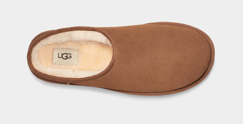 Brown Ugg Classic Men Slippers | 028945-MOK