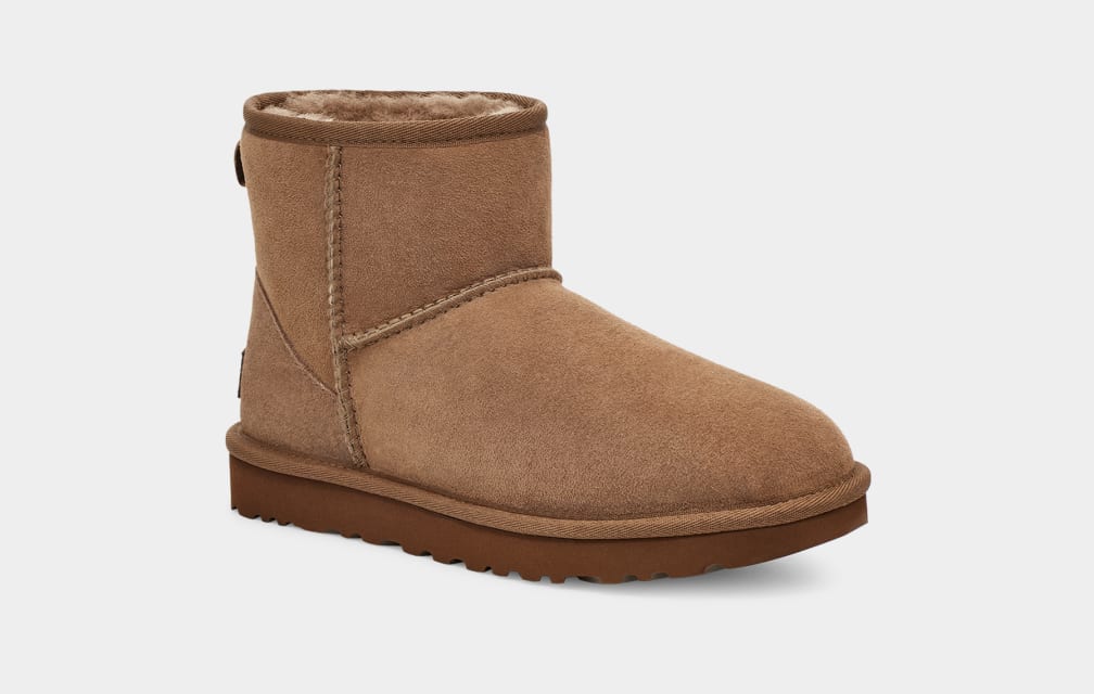 Brown Ugg Classic Mini II Women Boots | 489162-DUW