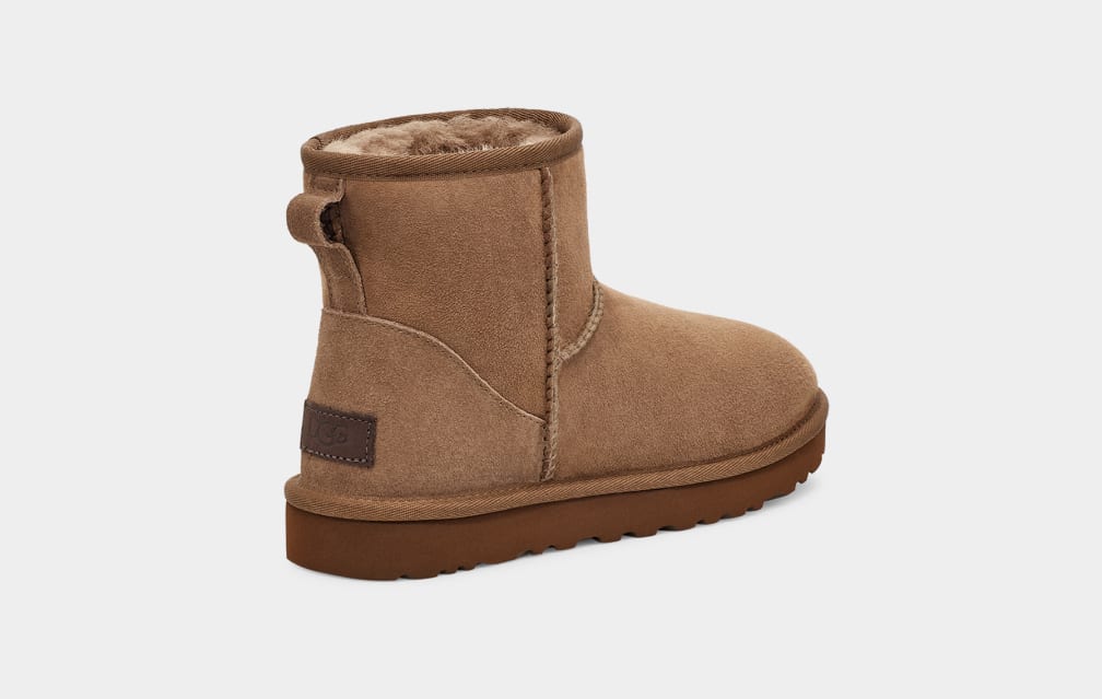 Brown Ugg Classic Mini II Women Boots | 489162-DUW