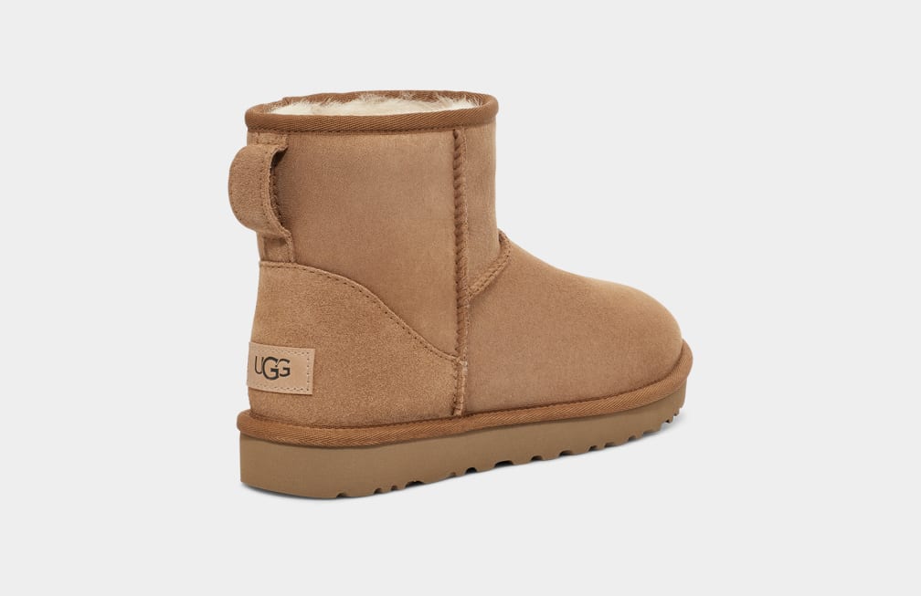 Brown Ugg Classic Mini Regenerate Women Boots | 357084-QJO