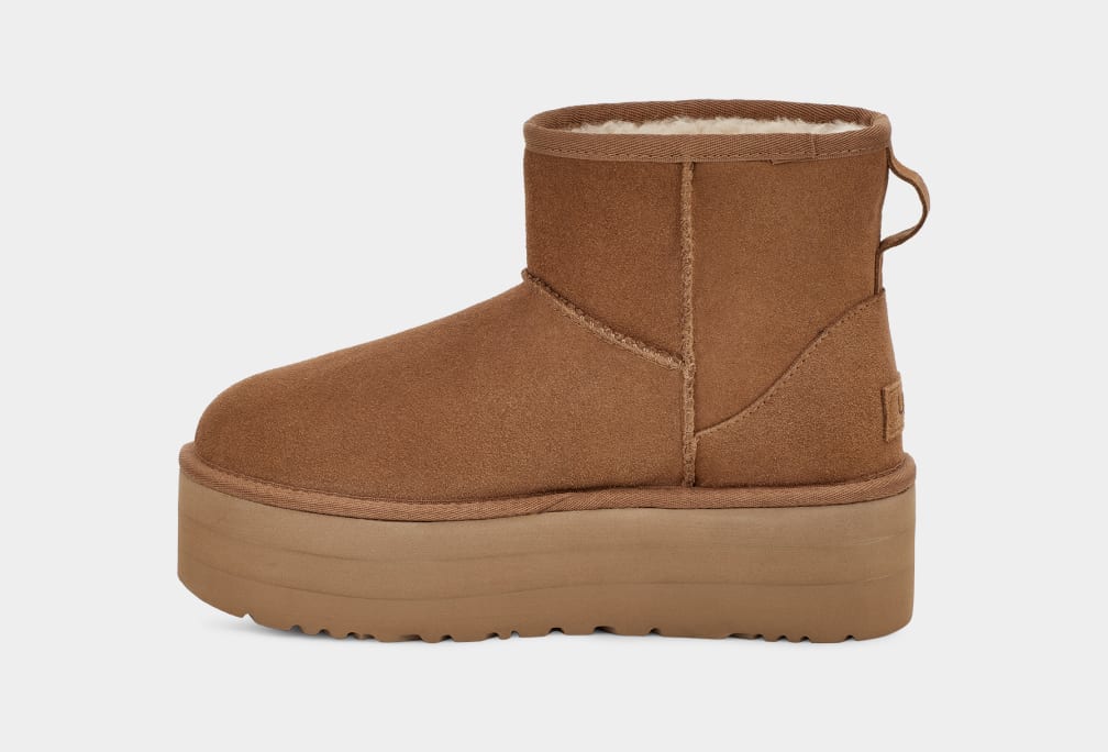 Brown Ugg Classic Mini Women Platform Boots | 201795-IGW