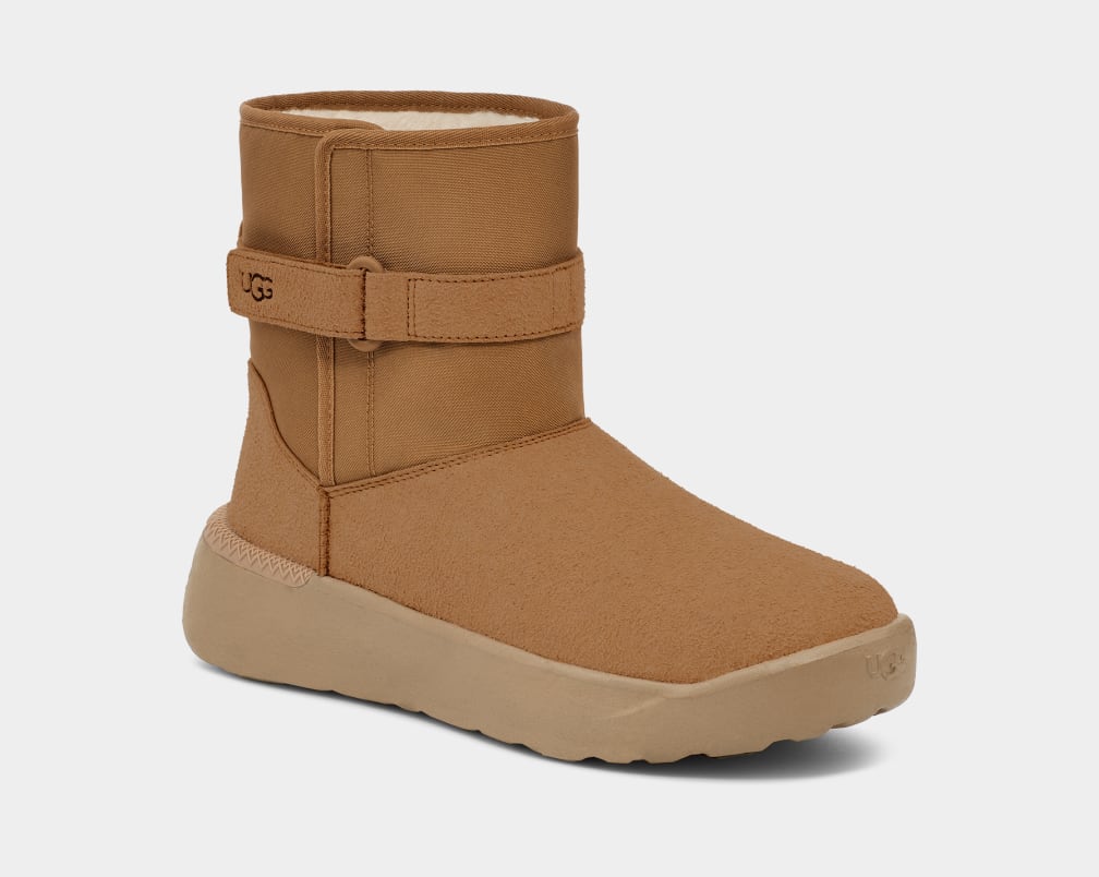 Brown Ugg Classic S Men Boots | 032568-KGM