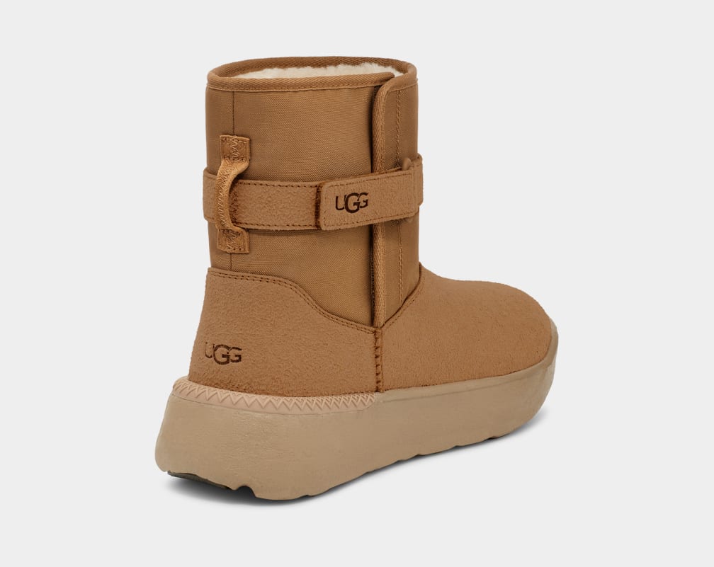 Brown Ugg Classic S Men Boots | 032568-KGM