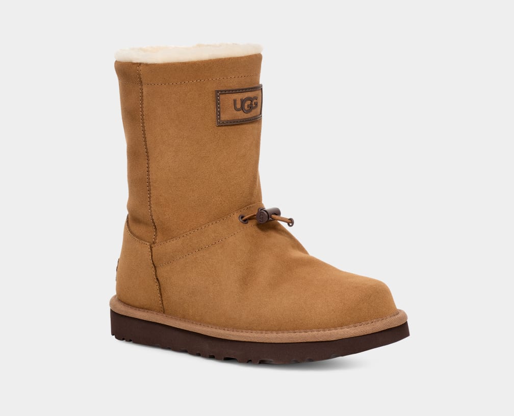 Brown Ugg Classic Toggler Women Boots | 825641-NMS