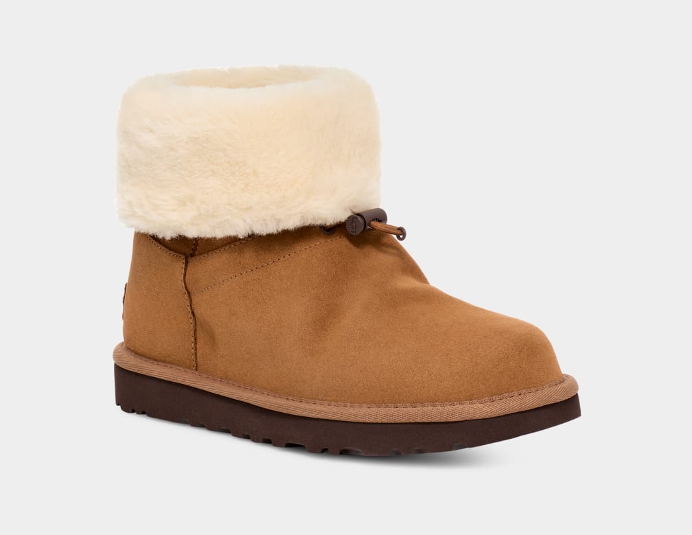 Brown Ugg Classic Toggler Women Boots | 825641-NMS