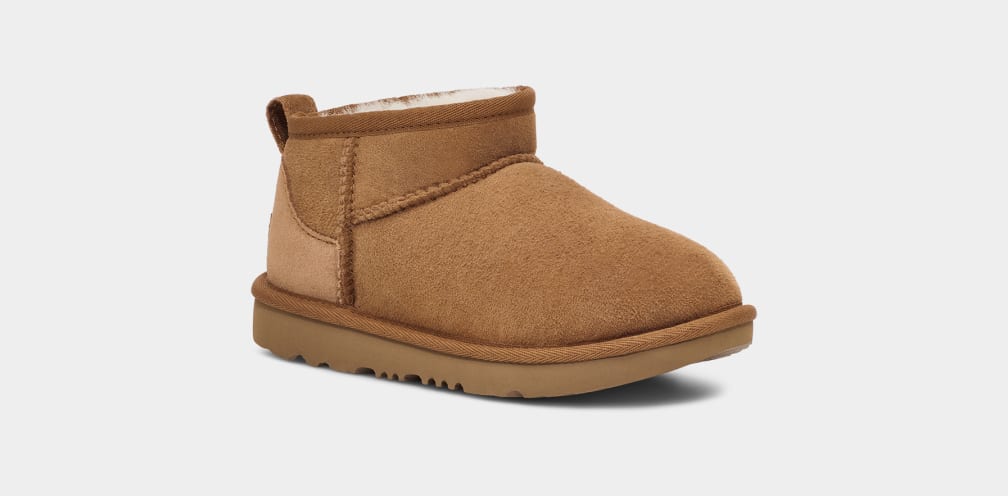 Brown Ugg Classic Ultra Mini Kids' Boots | 750412-CGO