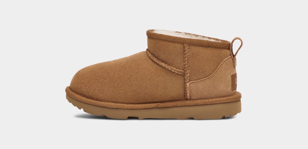 Brown Ugg Classic Ultra Mini Kids' Boots | 750412-CGO