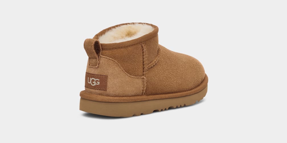 Brown Ugg Classic Ultra Mini Kids' Boots | 750412-CGO