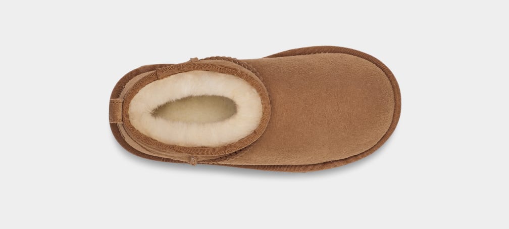 Brown Ugg Classic Ultra Mini Kids' Boots | 750412-CGO