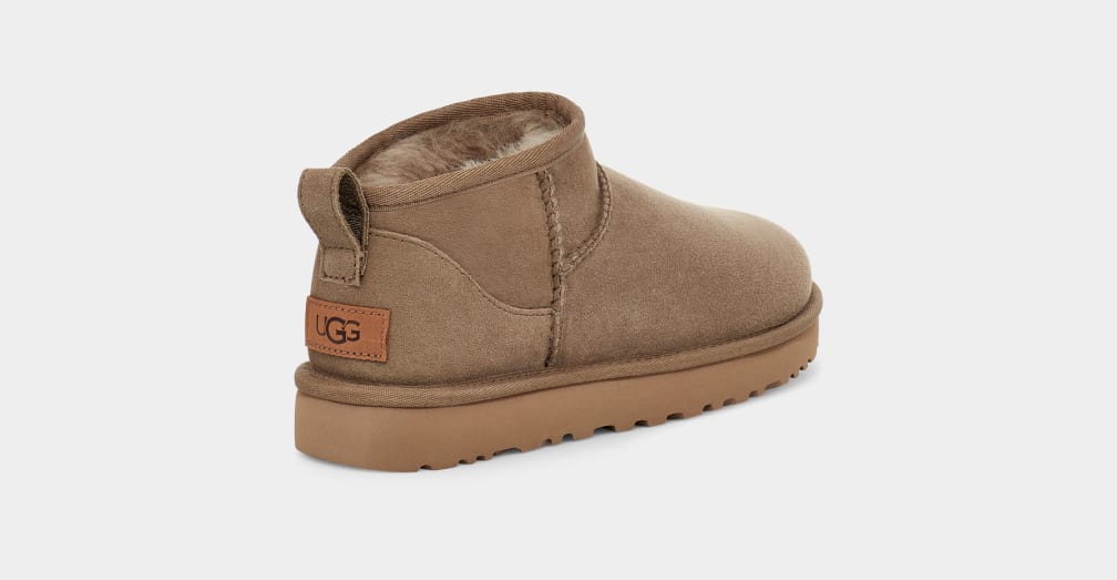 Brown Ugg Classic Ultra Mini Women Boots | 378241-FSY