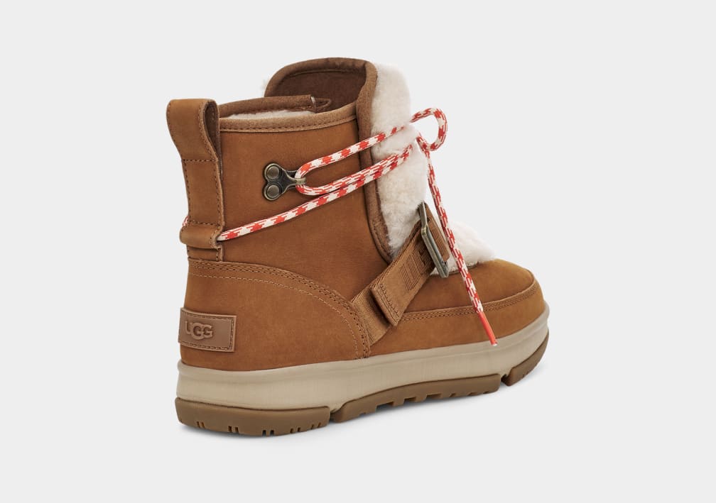 Brown Ugg Classic Weather Hiker Women Boots | 385642-RAJ