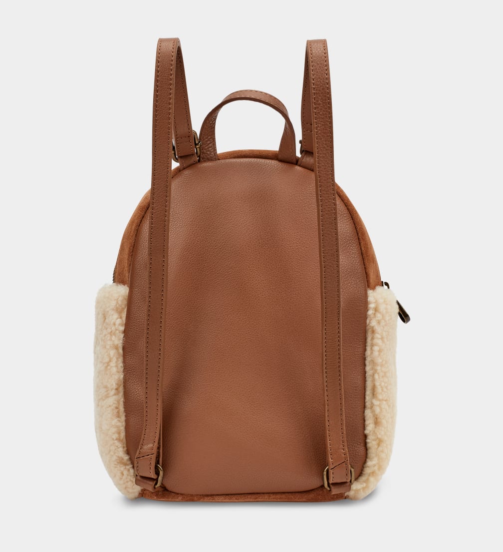 Brown Ugg Dannie II Mini Sheepskin Women Backpacks | 236078-ENS