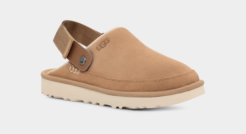 Brown Ugg Goldencoast Men Sandals | 451678-AMY