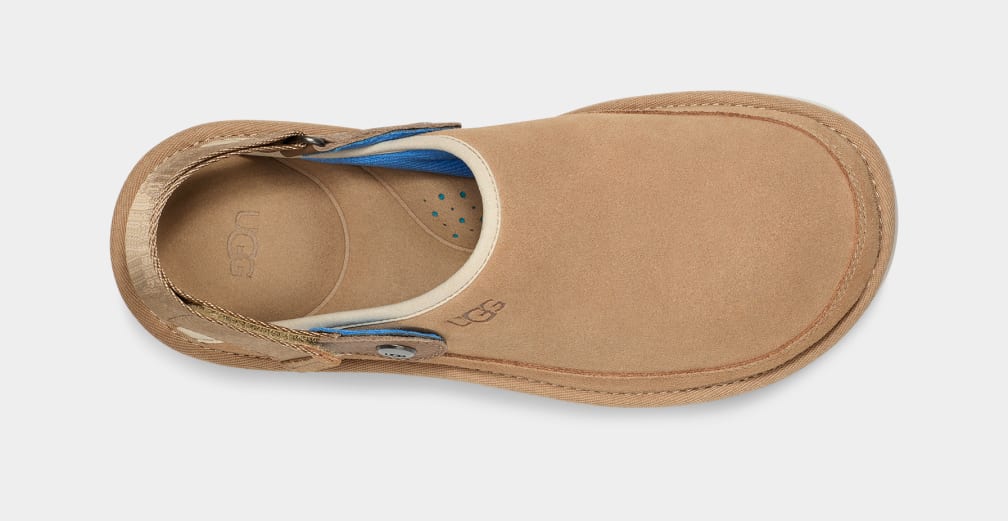 Brown Ugg Goldencoast Men Sandals | 451678-AMY