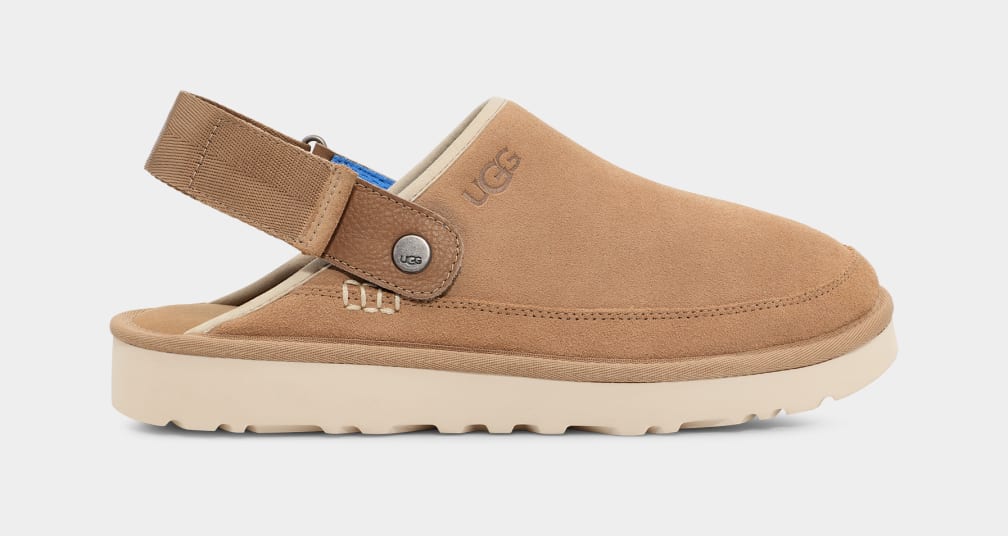 Brown Ugg Goldencoast Men Sandals | 451678-AMY