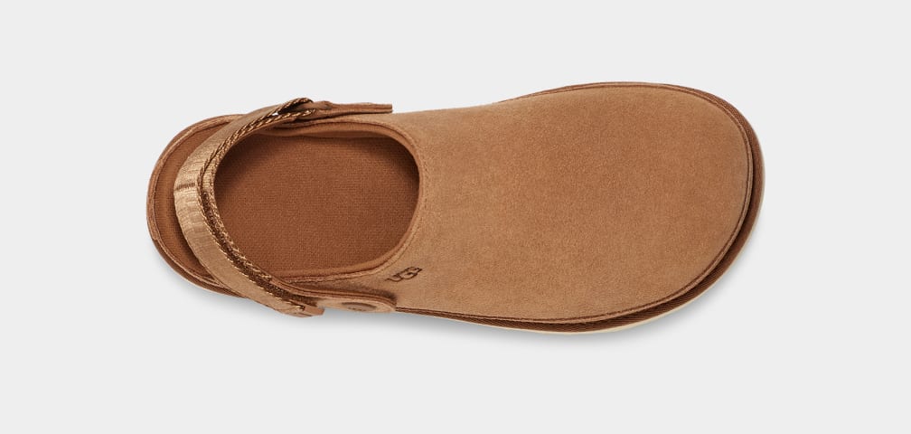 Brown Ugg Goldenstar Women Clogs | 328091-CWR