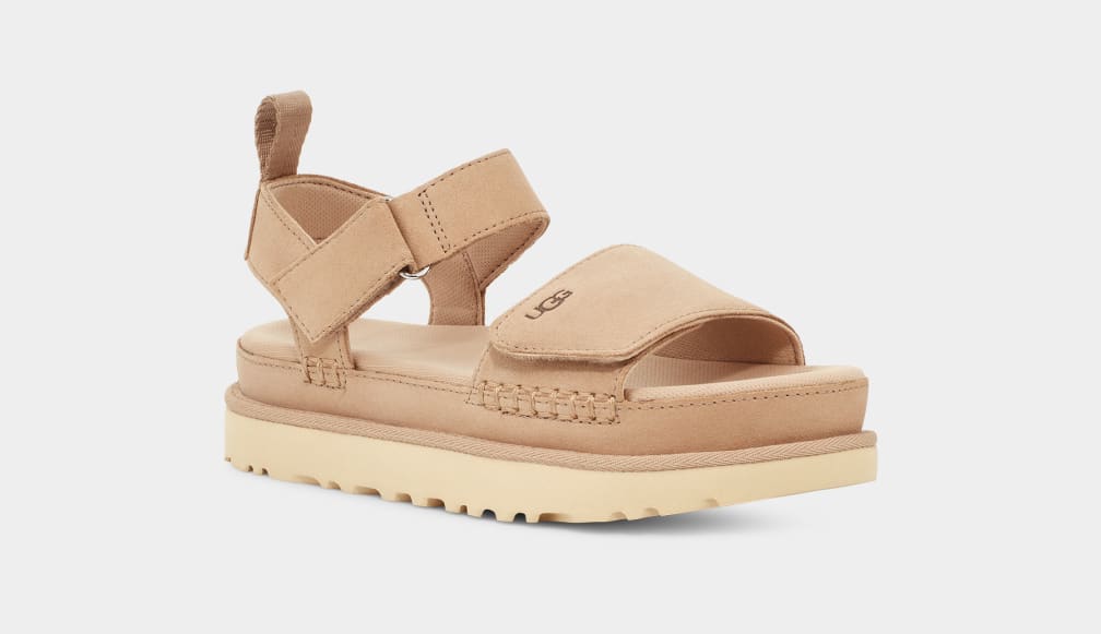 Brown Ugg Goldenstar Women Sandals | 069781-CUH