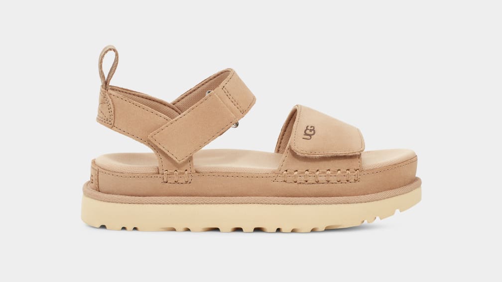 Brown Ugg Goldenstar Women Sandals | 069781-CUH