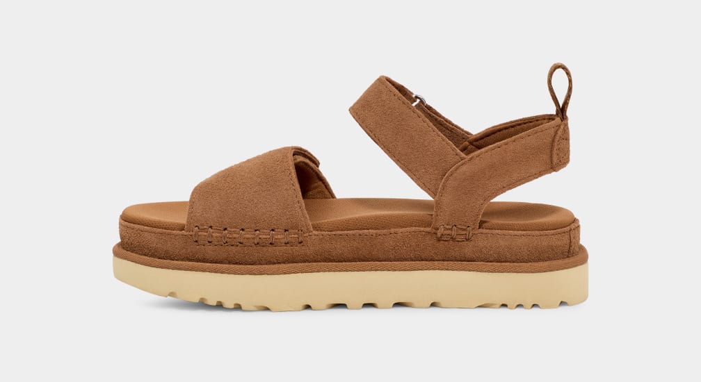 Brown Ugg Goldenstar Women Sandals | 293806-WLK