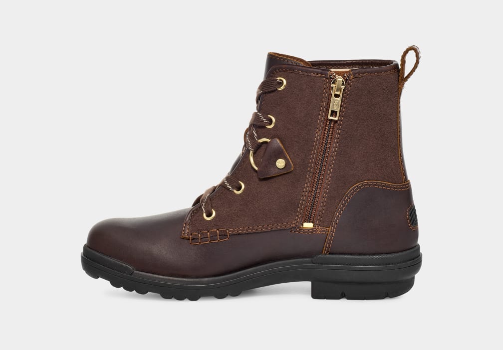 Brown Ugg Hapsburg Hiker Women Boots | 052134-GBK