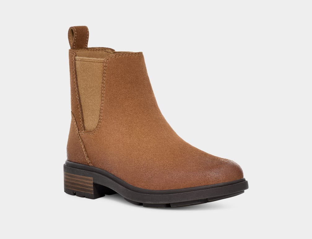 Brown Ugg Harrison Women Chelsea Boots | 968241-UNE