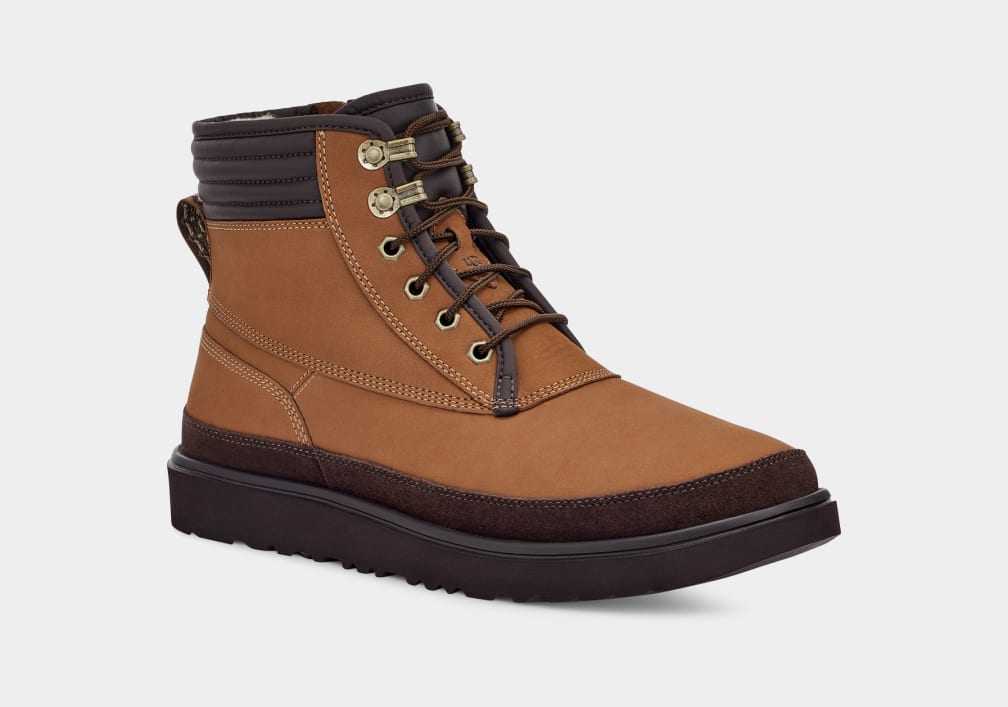 Brown Ugg Highland Sport Utility Weather Men Boots | 631420-JTI