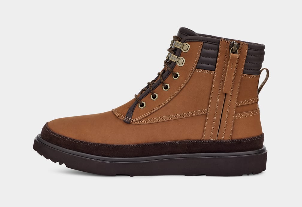 Brown Ugg Highland Sport Utility Weather Men Boots | 631420-JTI