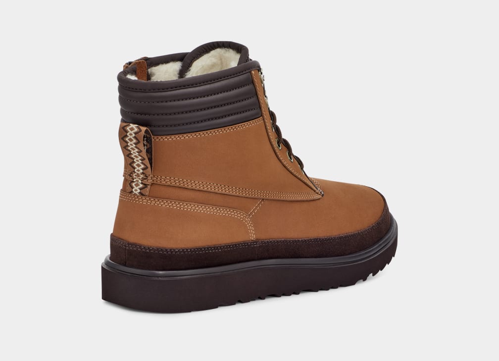 Brown Ugg Highland Sport Utility Weather Men Boots | 631420-JTI