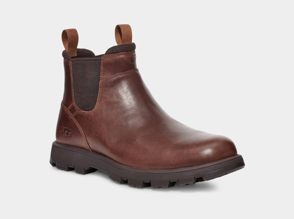 Brown Ugg Hillmont Men Chelsea Boots | 586207-OQX