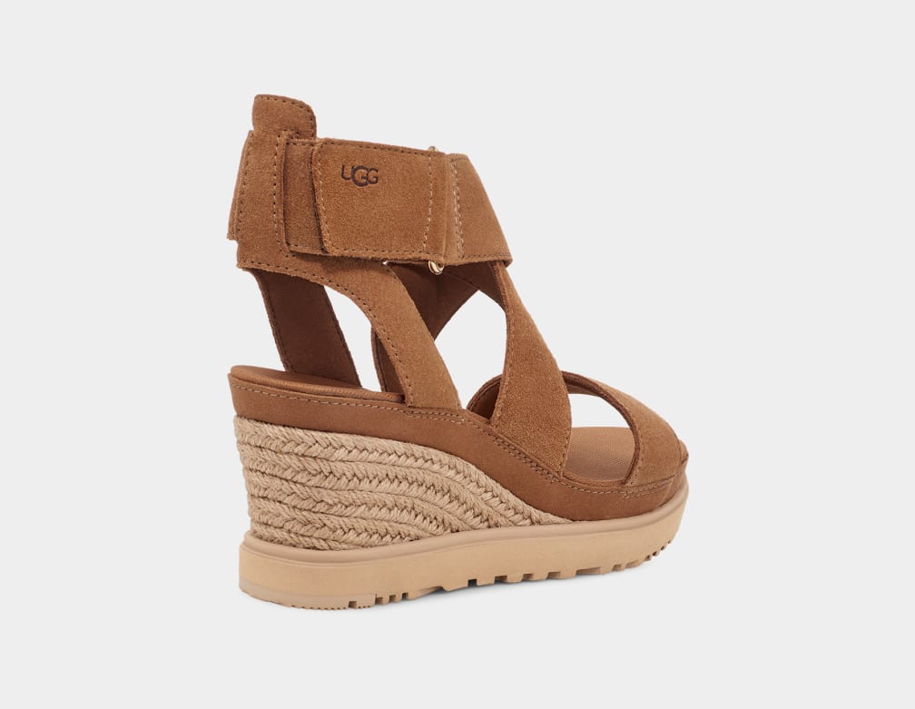 Brown Ugg Ileana Women Sandals | 534819-AIP