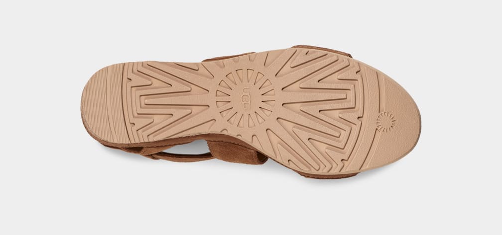 Brown Ugg Ileana Women Sandals | 534819-AIP