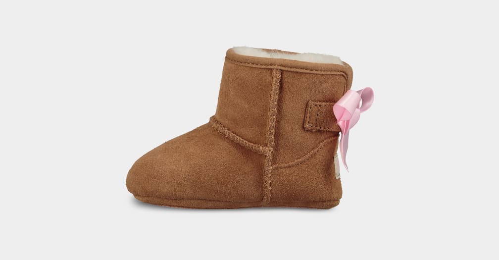 Brown Ugg Jesse Bow II Kids' Boots | 097642-WBU